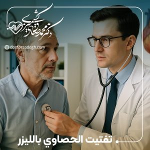 تفتيت الحصاوي بالليزر للأوعية الدموية