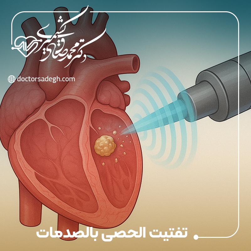 تفتيت حصوات القلب بالموجات الصدمية